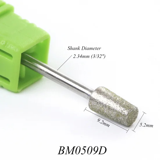 14 типов алмазных сверл для ногтей вращающаяся фреза для кутикулы крошечная головка электрические фрезы для маникюра пилочка для ногтей инструменты для лака TR056 - Цвет: BM0509D