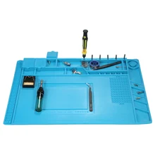 Сварочный Магнитный Теплоизоляционный силиконовый коврик для BGA пайки ремонт Сварка станция коврик высокая температура обслуживания платформы