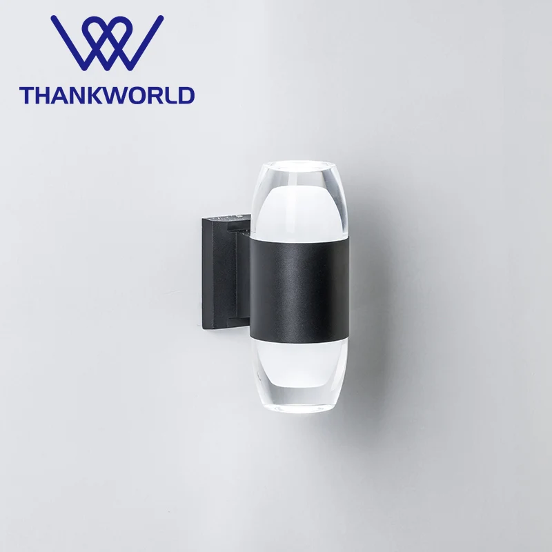 

VW LED outdoor wall light 12w aluminium acrylic Wall lights ip65 waterproof outdoor wall lamp AC110-240V modern garden light