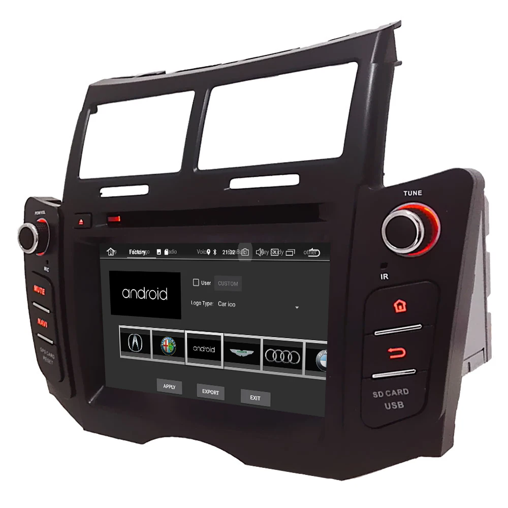 Flash Deal KLYDE 4G Octa Core Android 8.0 7.1 4GB RAM 32GB ROM BT Car DVD Multimedia Player Radio GPS Navigation For Toyota Yaris 2005-2013 2