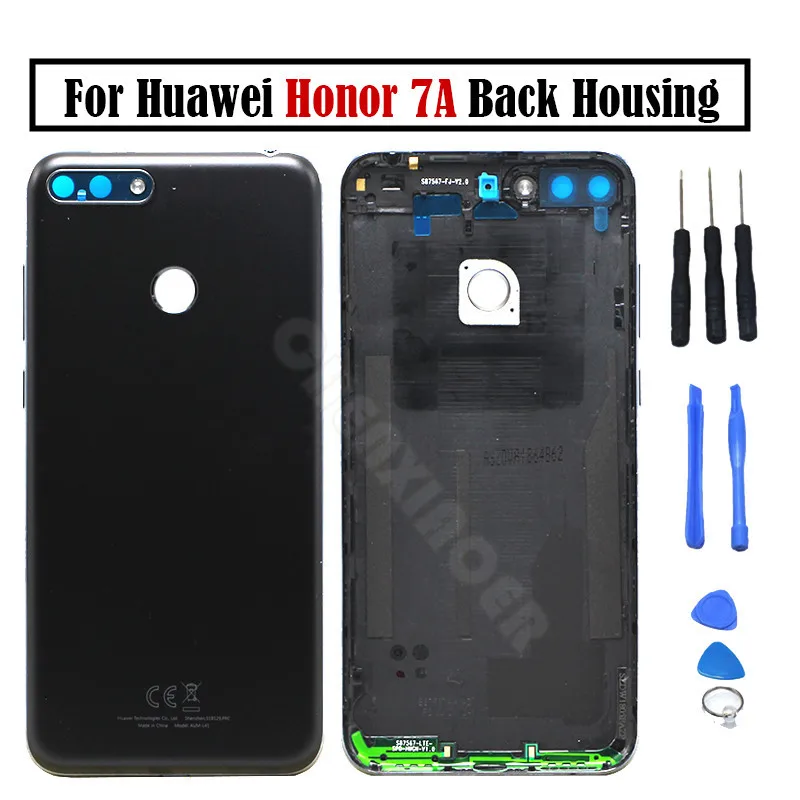 

Best Quality Rear Back Battery Cover Housing Door For Huawei Honor 7A Back Case with Power Volume Buttons