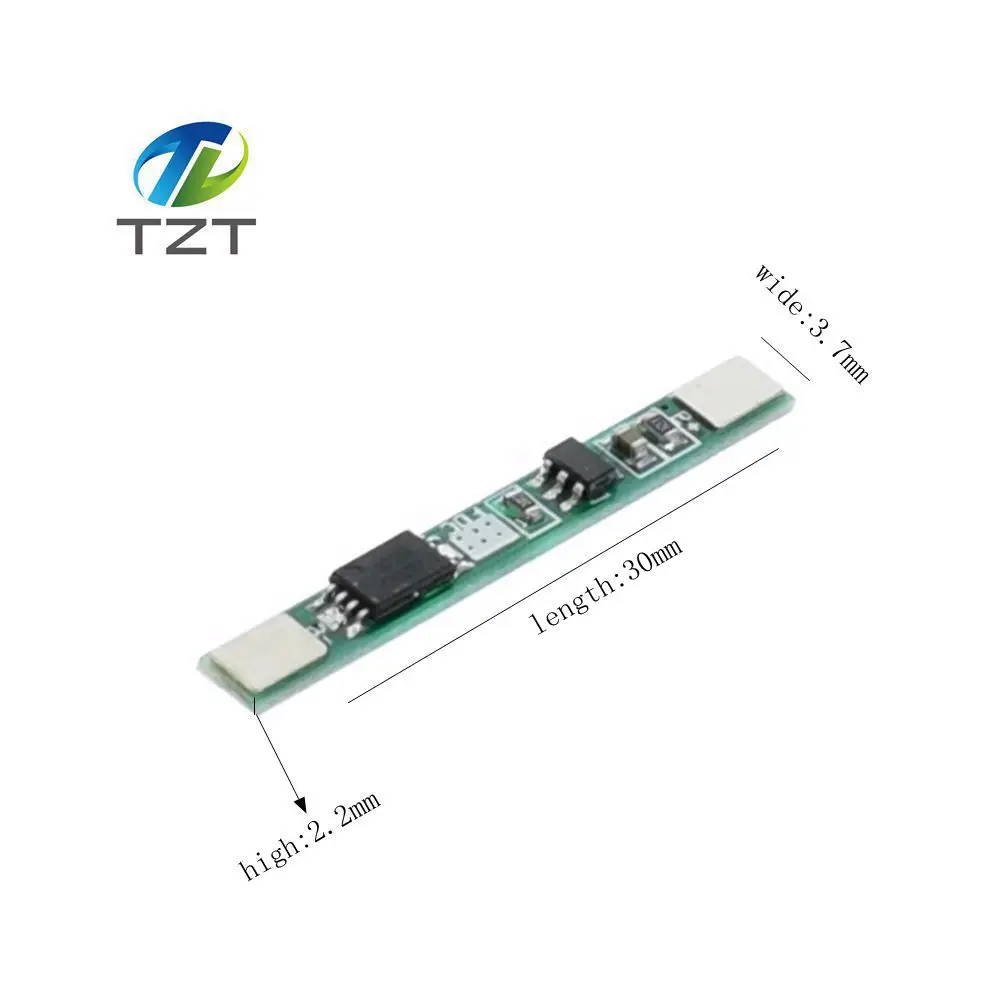 TZT 5 шт./лот 1S 3,7 V 3A литий-ионный BMS PCM плата защиты батареи pcm для 18650 литий-ионный аккумулятор