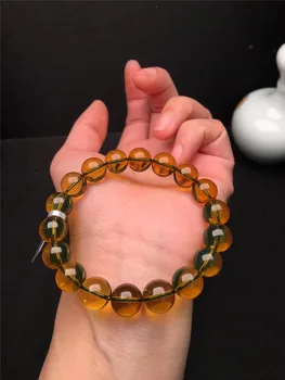 

10.2mm Natural Blue Amber Bracelet From Mexico Round Beads For Woman Man Gift Healing Stone Gemstone Bracelet AAAAA Certificate