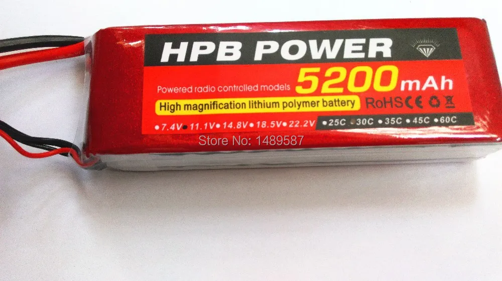 

3S Li-Polymer battery 3S 11.1V 5200mAh 30C rc helicopter quadcopter Li-Polymer battey
