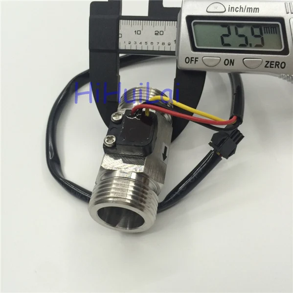 Stainless steel SUS304 Hall flow sensor meter (6)