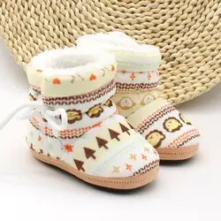 Детская обувь малыша обувь для девочек и мальчиков детские зимние ботинки теплые флисовые Для детей Snowboots bebbe обувь
