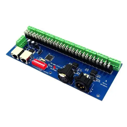 best price 1 pcs 27CH Channel with RJ45 9 group max 3A DMX512 LED Decoder controller for led module strip best price 1 pcs 27CH Channel with RJ45 9 group max 3A DMX512 LED Decoder controller for led module strip