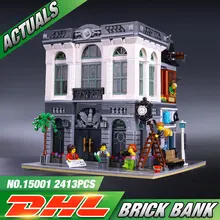 2016 New LEPIN 15001 Creator Brick Bank Model Building Kits Minifigure Blocks Bricks Kits Toy Compatible With Legeod 10251
