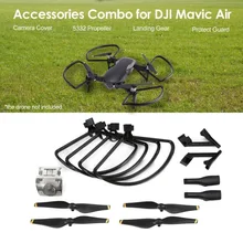 Heighten Landing Gear 5332 Propellers Protect Guards Camera Lens Protective Cover Accessories Combo for DJI Mavic Air RC Drone