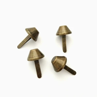 C6 10mm 50PCS 50 шт 4 цвета Brads для скрапбукинга DIY аксессуары фотоальбом рамки украшения-брадсы ручной работы украшения для скрапбукинга - Цвет: C6 10mm 50PCS