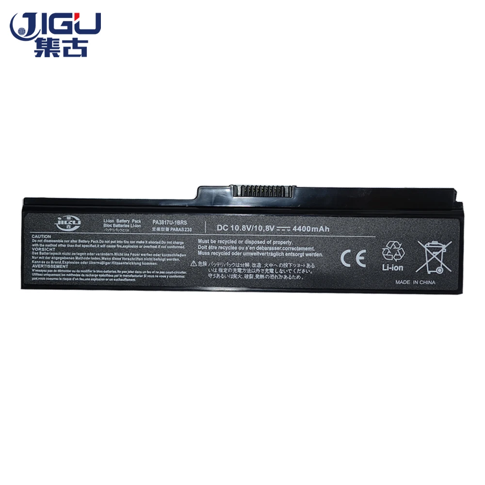 JIGU ноутбука Батарея для Toshiba Satellite L735D-S3300 L750D-14G L755-S5306 L775-11K L740 L750D-14H L775-11U PA3817u-1brs