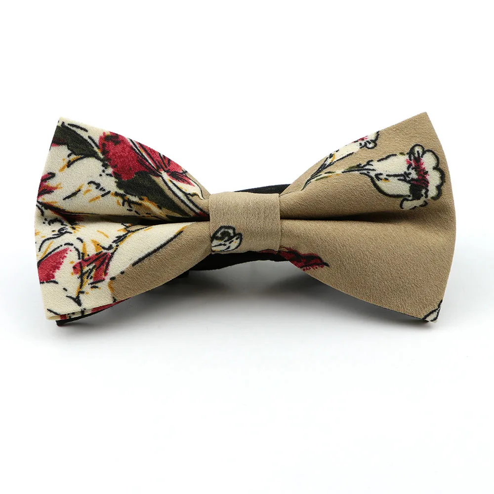 Модные новые цветочные галстуки-бабочки полиэстер красочный ошейник-бабочка, ошейник для мужчин свадебное торжество деловая встреча бабочка Cravats - Цвет: 7