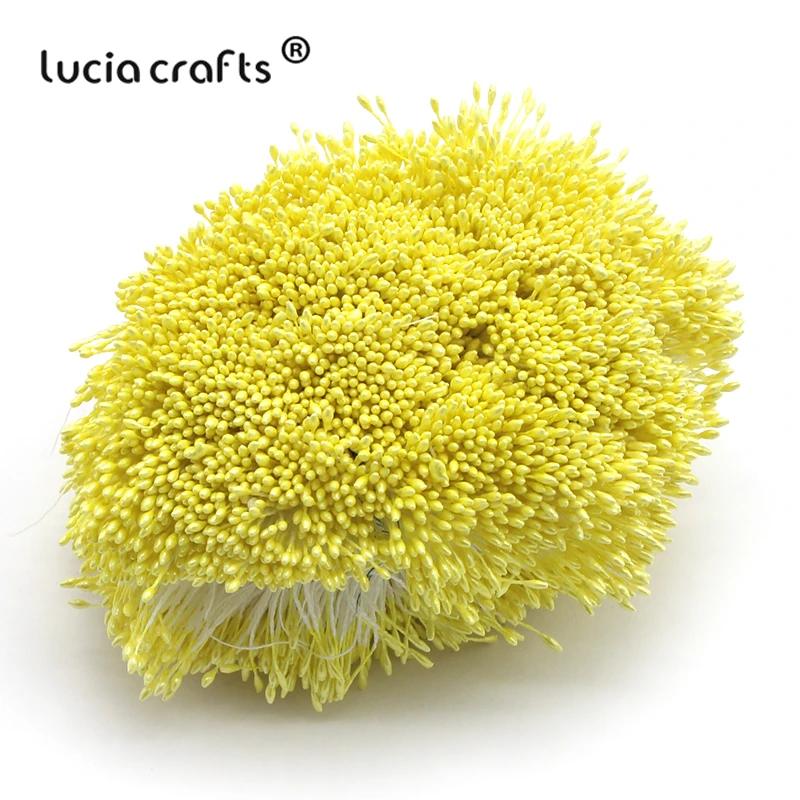 Lucia crafts 576 шт 1 мм разноцветный цветок тычинки цветочные украшения торта Двойные головки DIY материалы ручной работы C1301