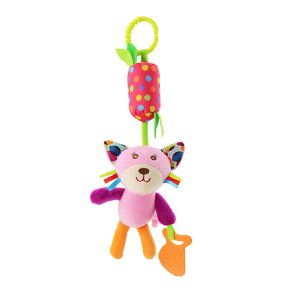 Cartoon Developmental Baby Toys Infant Mobile Plush Newborn Toy Bed Wind Chimes Rattles Crib Bed Hanging Bell Toys 0-12 Months