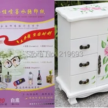 20 шт./лот) A4 Размер плитка с принтом в виде деревянной фактуры наклейка бумага белого цвета