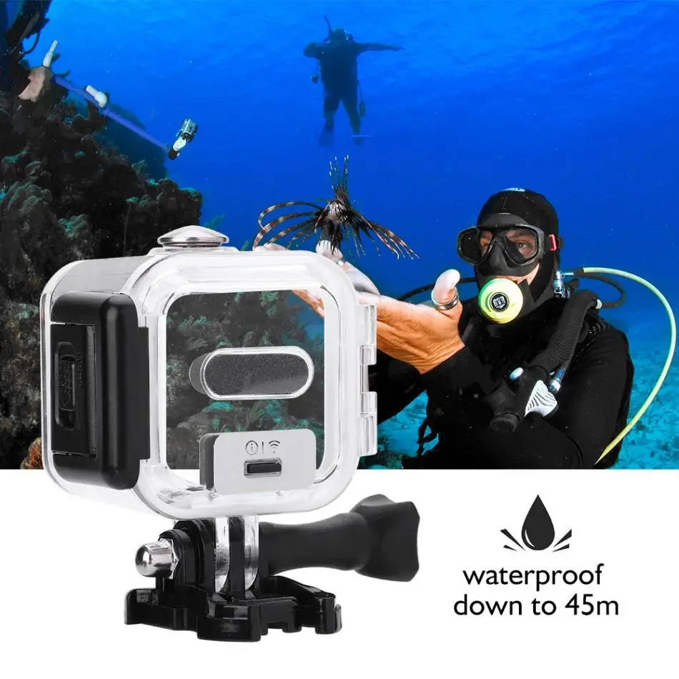 45 м подводный водонепроницаемый корпус камеры чехол для Gopro 4/5 Session