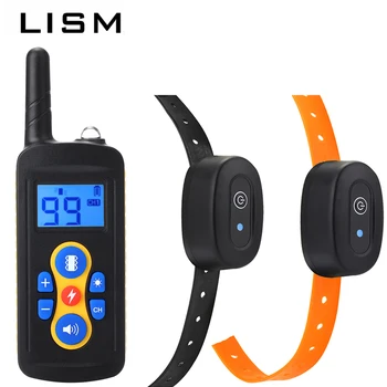 

Anti Barking Collar with Remote Control Pet Dog Training Device Electric Dog Trainer Shocker Collar Waterproof and Rechargeable
