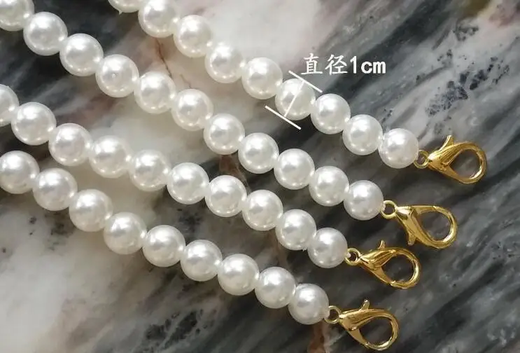 AIMIYOUNG Pearl Bag Straps Handbag Shoulder Bag Belt Replacement Strap Accessory Bag Part Adjustable Belt For Crossbody Bags