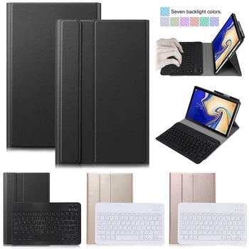 

7 Colors Backlit Bluetooth Keyboard Case For Samsung Galaxy Tab A 10.1 inch SM-T510 T515 T510 Wireless Keyboard Tablet Cover