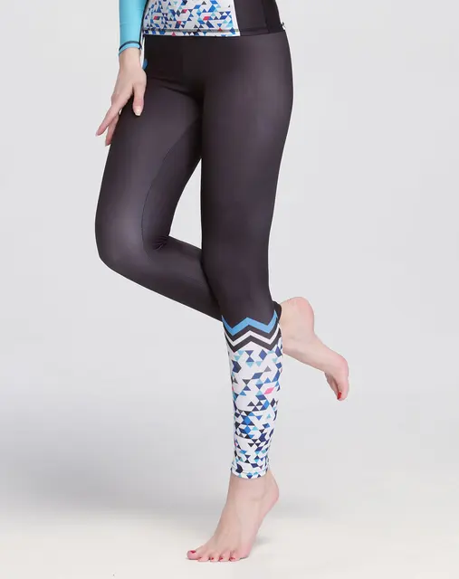 UV Sun Protective Swim Tights for Women Swim Pants with Drawstring Sun