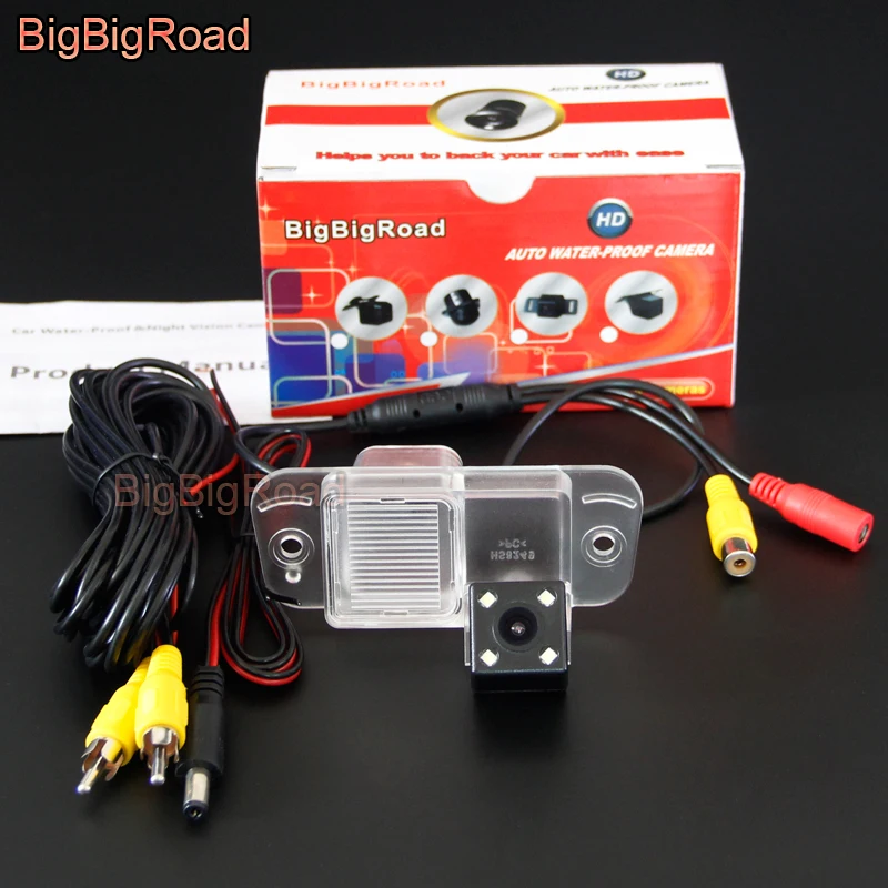 Парковочная камера заднего вида BigBigRoad для SsangYong Actyon 2006 2007 2008 2009 2010 ночное видение