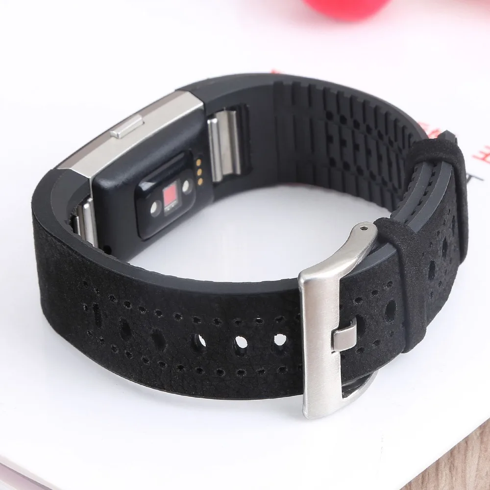 KINGBEIKE Durable Leather+TPU Watchband For Fitbit Charge 2 Watch Band Replacement Bracelet Accessories Smart Watch Strap KINGBEIKE Durable Leather+TPU Watchband For Fitbit Charge 2 Watch Band Replacement Bracelet Accessories Smart Watch Strap