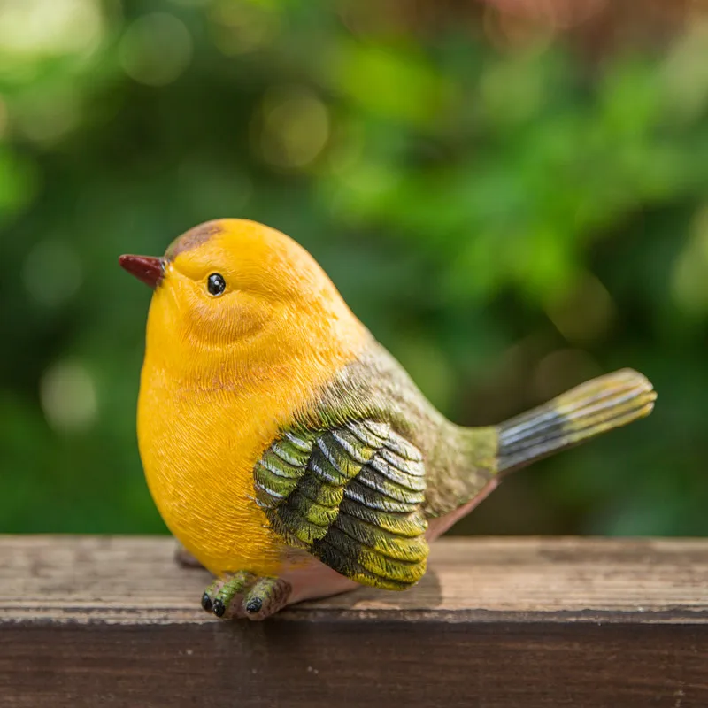 

Creative Garden courtyard balcony Simulation bird Arrangement Home Decoration Resin Crafts home decoration accessories modern