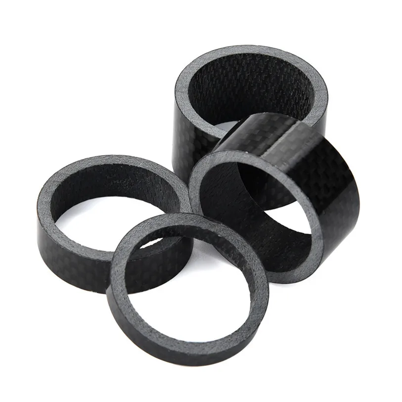 1/8inch Carbon Fiber Bike MTB Headset Stem 5/10/15/20MM Washer Spacer