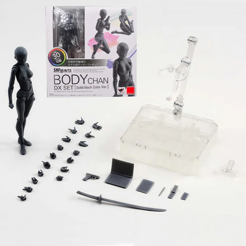 heisenv4 Аниме Archetype He She Ferrite Figma подвижные тела Feminino Kun Body Chan ПВХ фигурка модель игрушки кукла для коллекционирования - Цвет: heisenv4