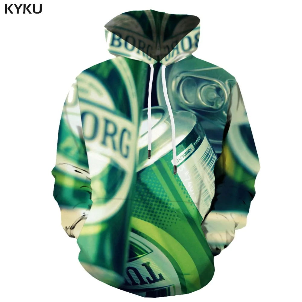 

3d Hoodies Beer Hoodie Men Metal Hooded Casual Psychedelic 3d Printed Colorful Hoody Anime Harajuku Hoodie Print Long Sleeve