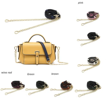 

Leather Shoulder Bag Strap Female Handbag Straps for Bag Parts Accessories Gold Chain Off White Straps for Handbags Thick Belt