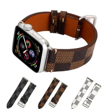 Pulseira de Couro genuíno para A Maçã Relógio Banda 44 4mm 40mm iwatch série 4 Pulseira WristBelt Pulseira Acessórios