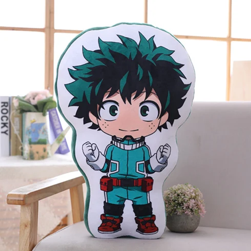 Аниме My Hero Academy Boku No izku Katsuki Todoroki мягкая плюшевая игрушка кукла мягкая подушка Милая - Цвет: Серый