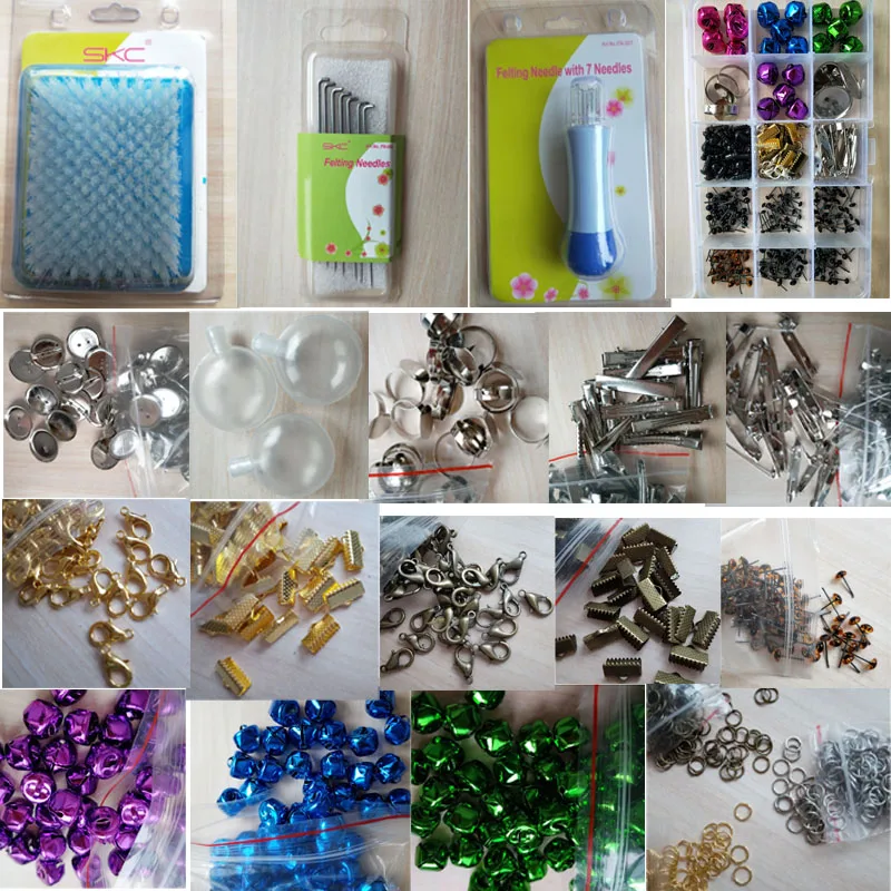 WFPFPBEC DIY шерсть для иглы валяние инструменты кукольные глаза нос коврик ручки