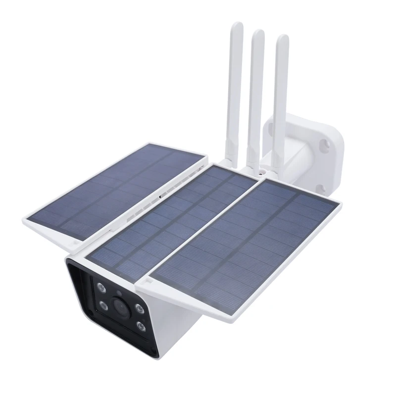 SmartYIBA 4G Wireless Solar Camera Solar Panel Powered Outdoor IP Camera Two-way Audio Mobile App remote Control Cloud Storage