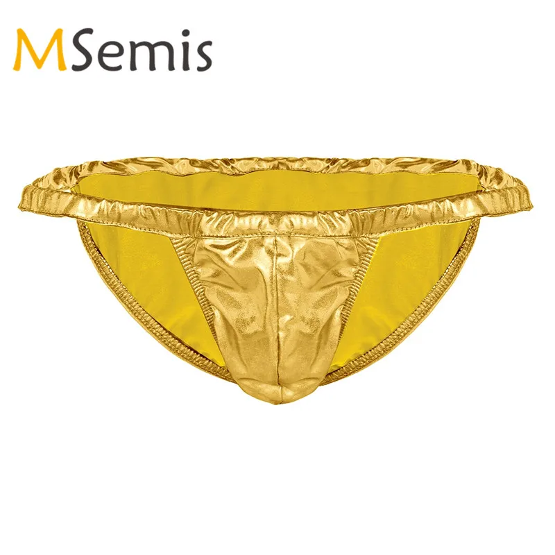 

Mens Latex Swimsuit Swimwear Lingerie Beachwear Male Swimming Suit Rubber Underwear Quick Drying Swim Shorts Male Bathing Suit