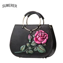 Новые женские сумки из натуральной кожи модные трехмерные цветные сумки с тиснением Женские сумки дизайнерские женские сумки