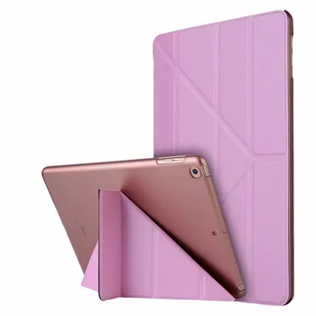 

20pcs/lot Silk Deformation PU+PC flip leather cover case for ipad mini 1 2 3 4 ipad 2 3 4 5 6 ipad 9.7" ipad pro 9.7" 10.5" 11"