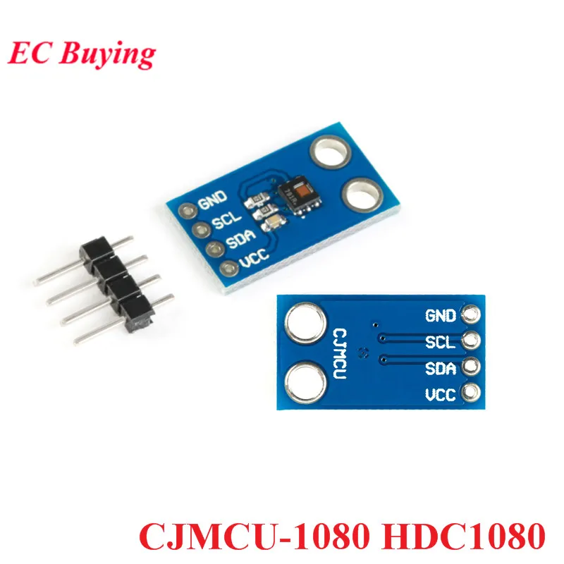 

HDC1080 CJMCU-1080 High Precision Temperature and Humidity Sensor Module Wiresless Sensor Electronic DIY For Arduino