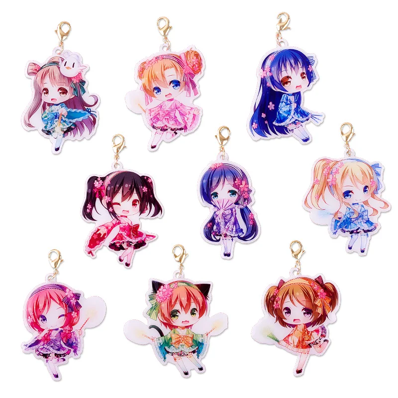 Lovelive проект кумир школы Tojo Nozomi двусторонний рисунок в виде милого героя аниме