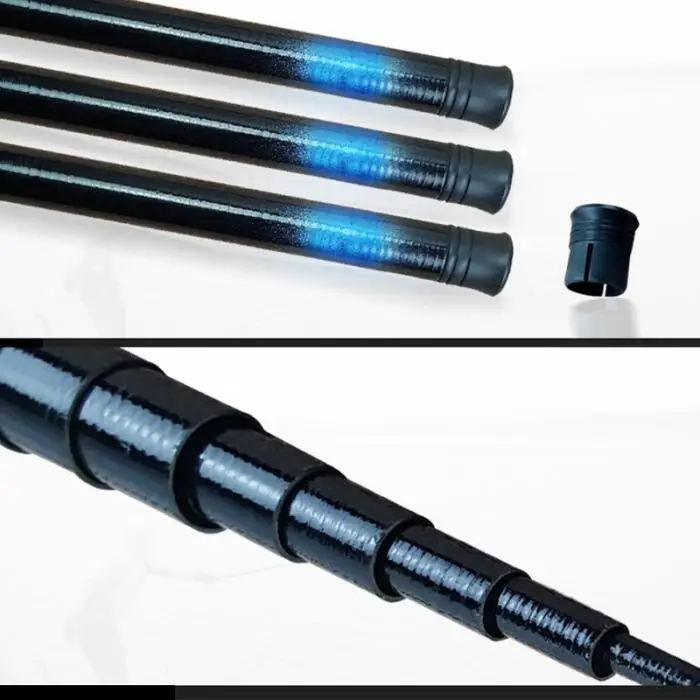 Summer Thread FRP Fishing Rod Telescopic Ultralight Hard Fishing Pole for Stream Freshwater MSD-ING