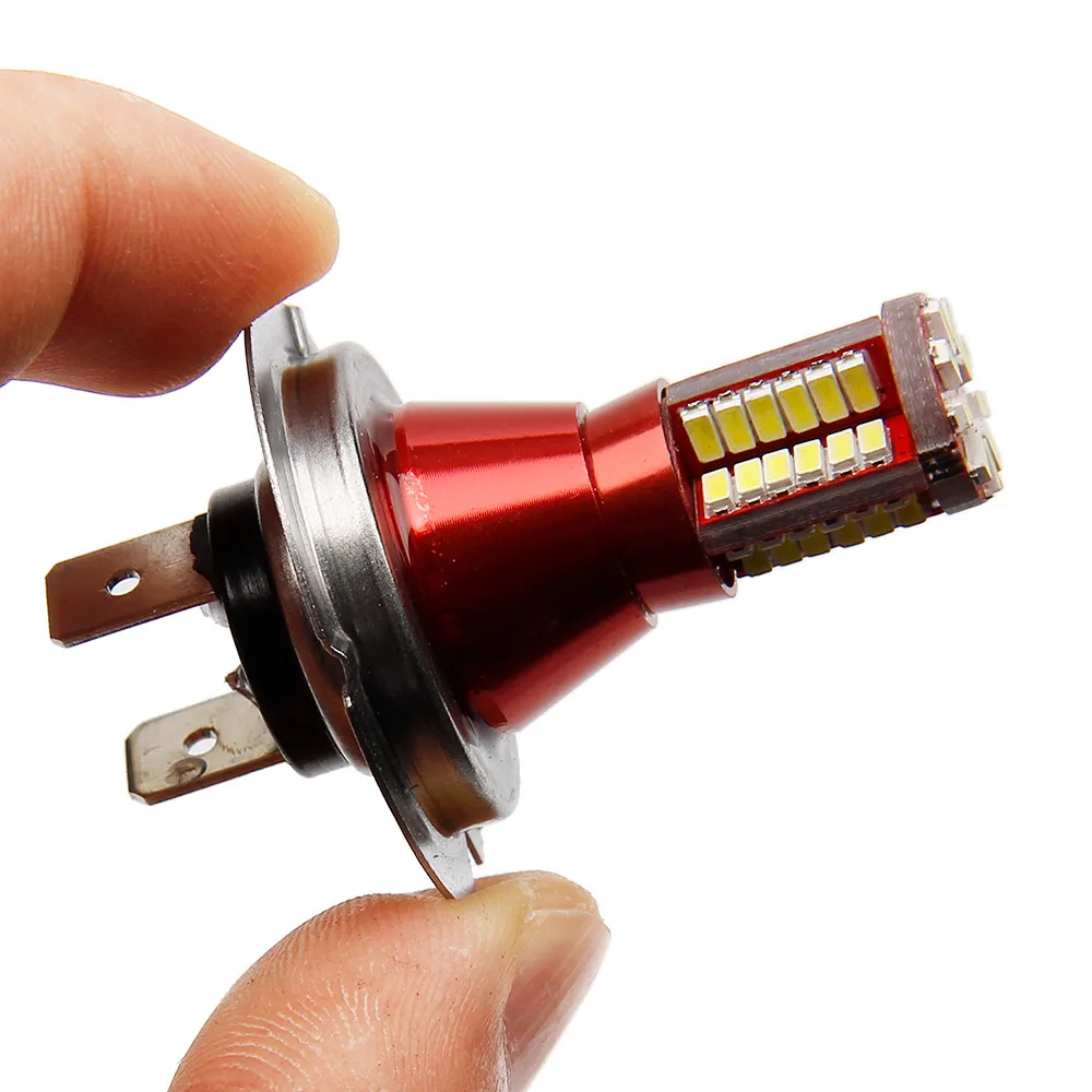 

Fast sending Top Quality 2PC 57 smd 4014 Auto led fog lights H7 LED signals Driving Car Fog Bulbs Truck lamp light drop shipping