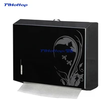 Черный Титан Нержавеющая сталь диспенсер для бумажных полотенец Ванная комната туалет для отеля диспенсер для бумажных салфеток Держатель коробки для бумажных салфеток