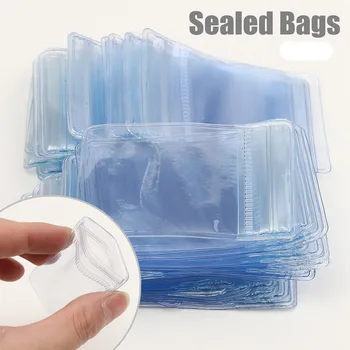

50/100/200x Small Zip Lock Plastic Bags Transparent Jewelry Ziplock Resealable Plastic Clear Storage Bag New Plastic Poly Clear
