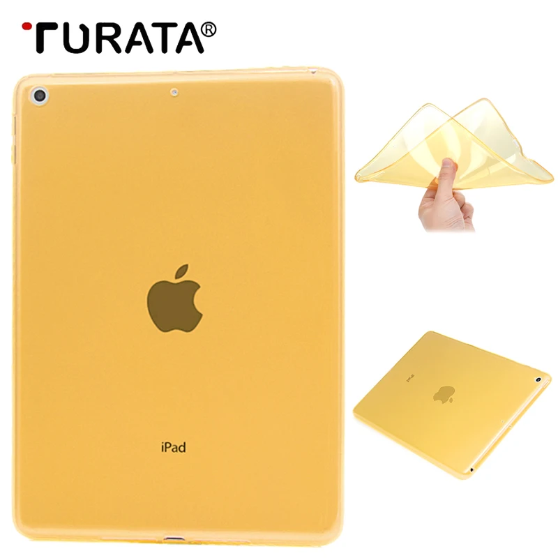 Карамельный Цвет Мягкие TPU силиконовый чехол для Apple iPad 9 7 &quot2017/iPad Air Чехол