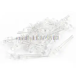 

30 Pieces 5mm Straw Hat Auto Flashing Orange LED Light Emitting Diode DC 2.5V-3V