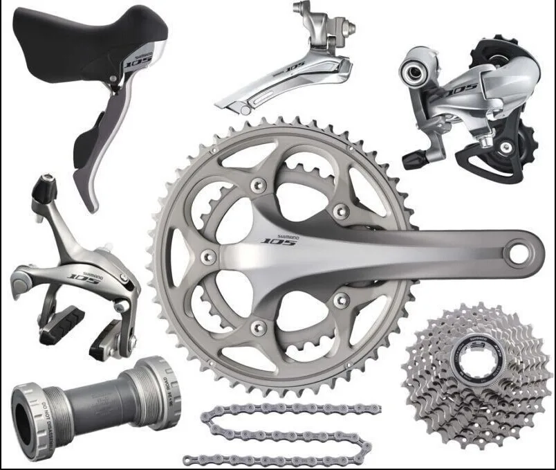 105/5700 Groupset 20s mtb Road bike bicycle group set 53 39 50 34 for