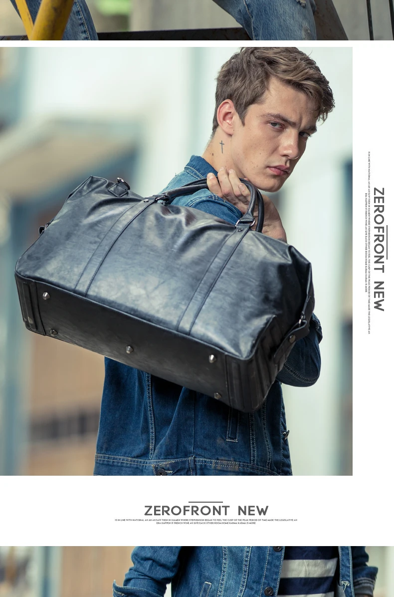 ZEROFRONT Новый Для Мужчин's повседневное сумка для путешествий большой путешествия вещевой сумки мужчин плеча Bags15inch сумка для ноутбука