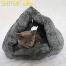 Товары для домашних животных для собак, кошек, дом, утолщенная Юрта, кошачий домик, мягкие теплые кровати, домик с бантом, коврики для домашних животных, аксессуары для собак