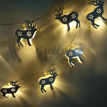 

Romance Deer Fawn 1.65M 10Pcs LED Bulb String Light Christmas Tree Decor Warm Room Birthday Holiday Living Room Centerpieces